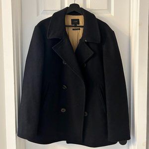 Men's J. Crew Bayswater Peacoat in Navy Blue